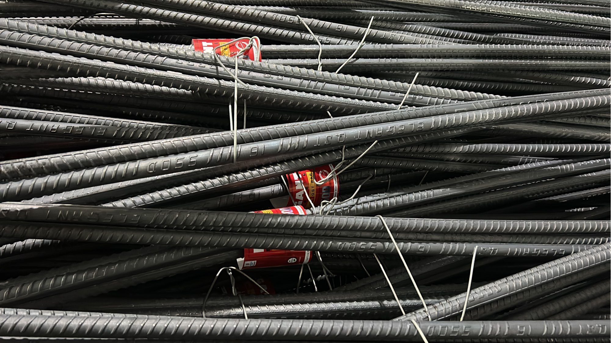 Bundled Elegant TMT/QST reinforcement bars